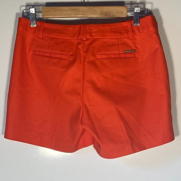 Michael Kors SZ 4 NWOT Bright orange red tailored shorts - Picture 2 of 4